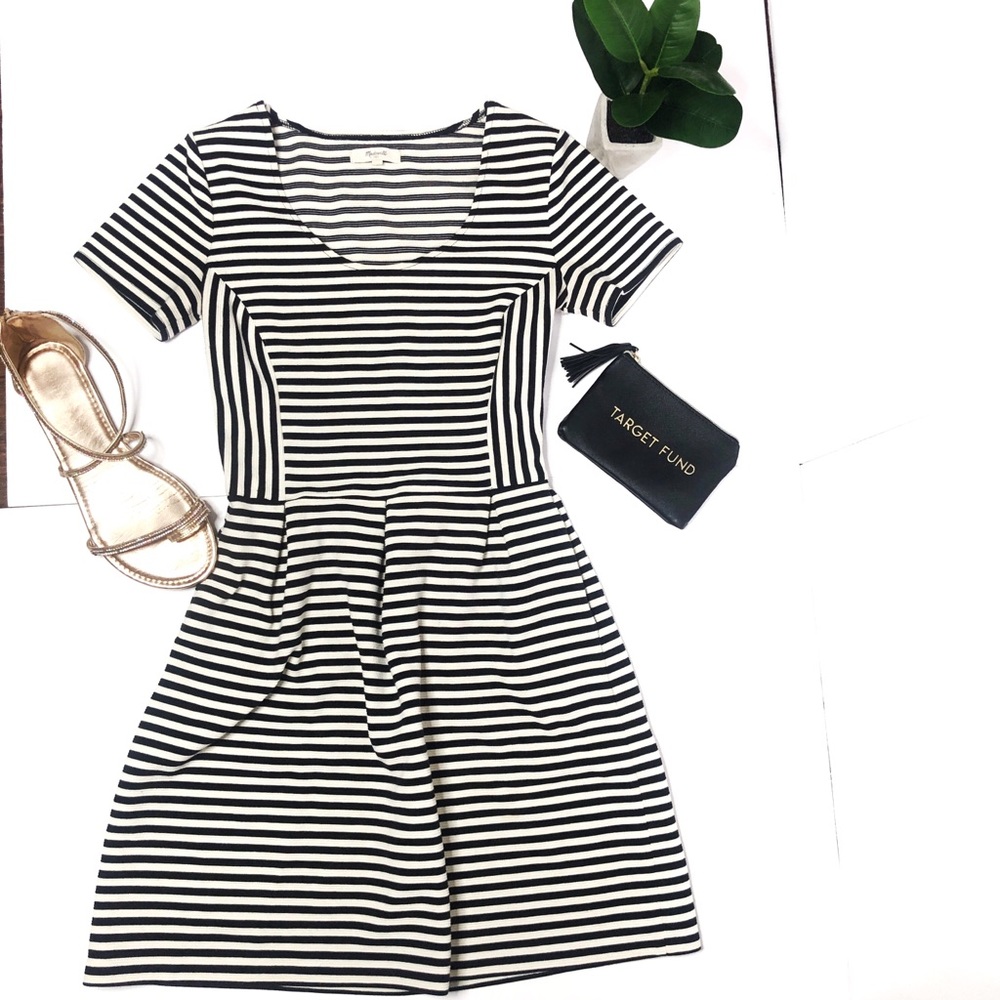 Madewell Bistro Striped Dress